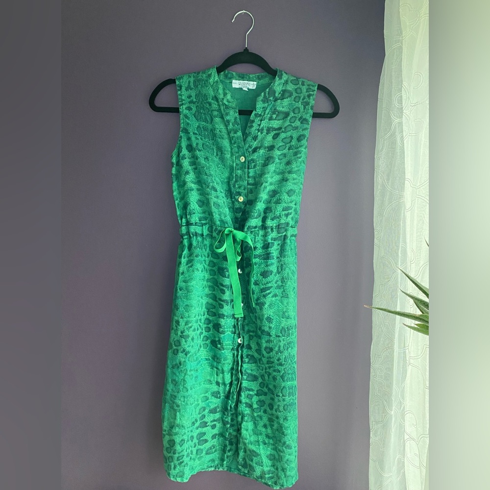Italian Made Linen Dress- Allegra Masetti